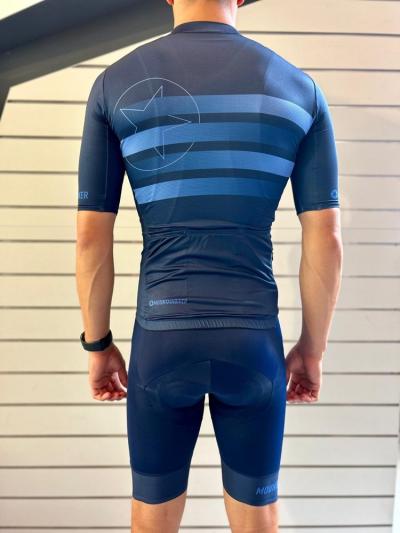 Radtrikot Mountainbiker Classic "Speed SS" blau XL Produktbild 1