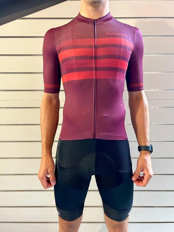 Radtrikot Mountainbiker Classic "Speed SS" rot XS