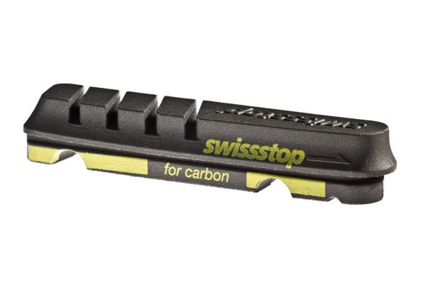 SwissStop   Bremsbel&auml;ge Flash EVO (SRAM/Shim.) f&uuml;r Carbonfelgen, Black Prince 